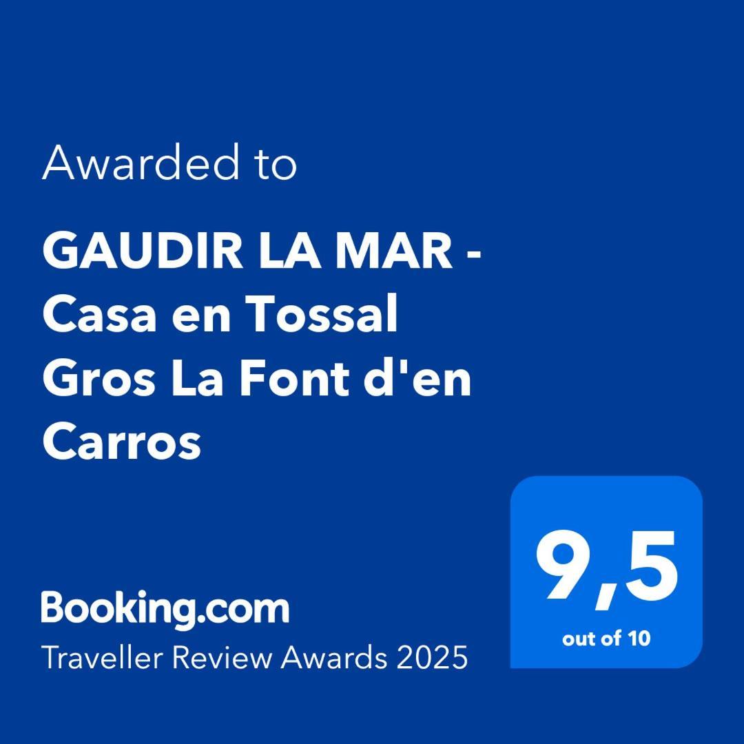 Gaudir La Mar - Casa En Tossal Gros La Font D'En Carros Villa Castillo del Reboller Luaran gambar